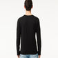 LONG-SLEEVED ROUND-NECK T-SHIRT IN PLAIN PIMA COTTON JERSEY